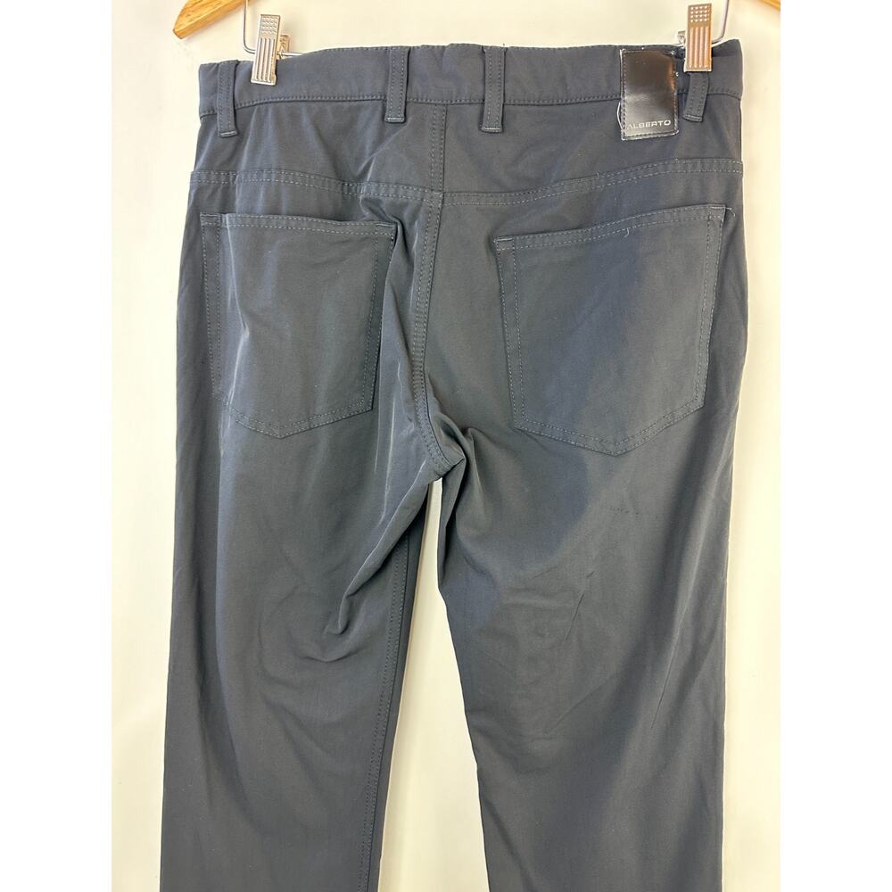 Alberto Golf Pants Men's 32 x 30 46 Modern Fit Black Pro 3XDry Cooler Chino Tech - Picture 13 of 16
